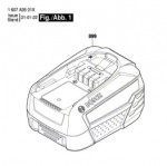 Bosch 1 607 A35 01Y PBA 18V 6,0Ah W-C Battery Pack Spare Parts